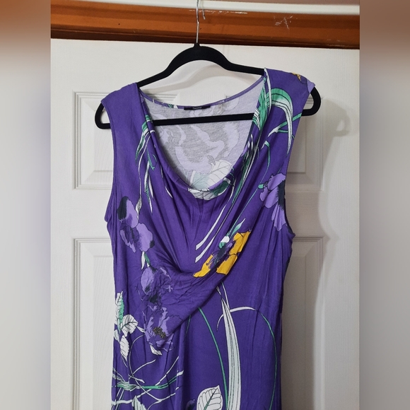 Vintage Y2K Floral Tank Maxi Dress - Picture 2 of 11